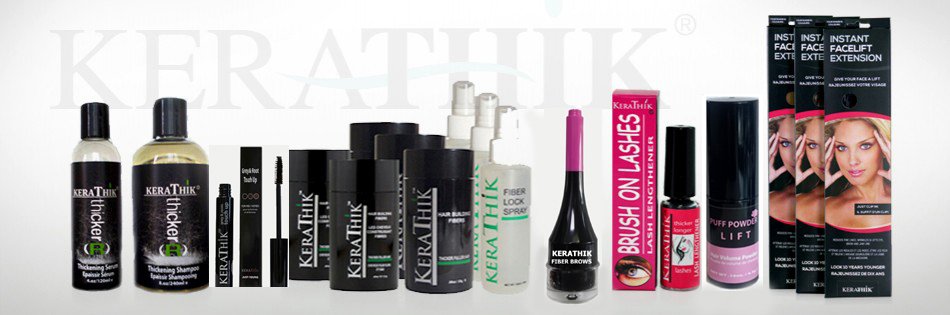 Kerathik line of hair and beauty products