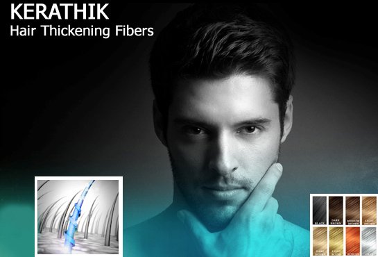 Kerathik hair fibers men and women