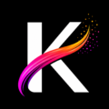 Kerathik colorful K logo
